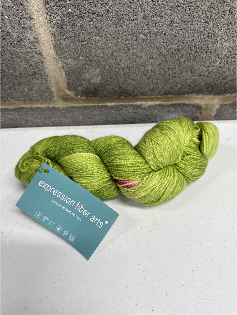 Expression Fiber Arts Cashsilk Sock SW Wool/Cashmere Shade Baubles 1 Skein